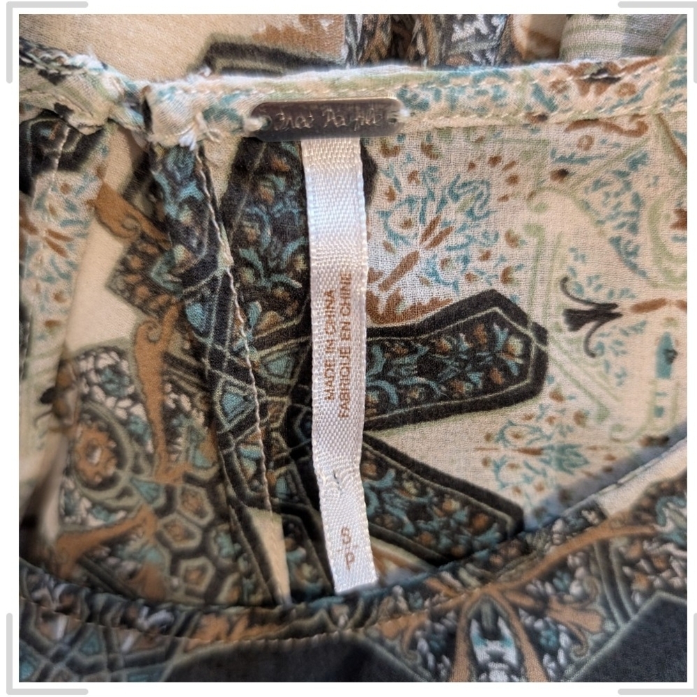 Pre-owned Free People Bohemian Print dress - Picture 3 of 12